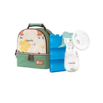 Bolso térmico con packs de hielo + Extractor manual de Cutebabies
